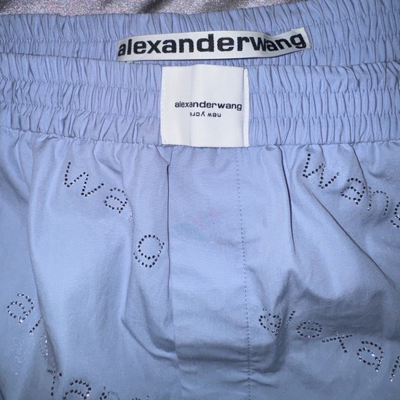 ALEXANDER WANG Blue Hotfix Boxer Shorts - Picture 3 of 6